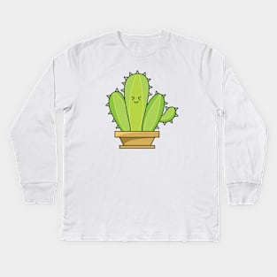 Tripple Cactus Kids Long Sleeve T-Shirt